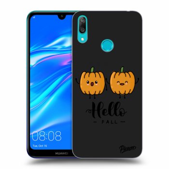 Picasee fekete szilikon tok az alábbi mobiltelefonokra Huawei Y7 2019 - Hallo Fall