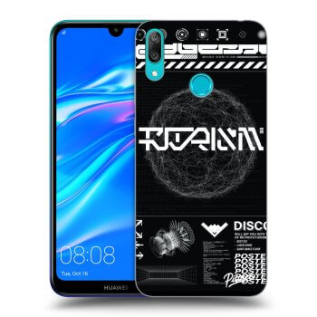 Picasee fekete szilikon tok az alábbi mobiltelefonokra Huawei Y7 2019 - BLACK DISCO