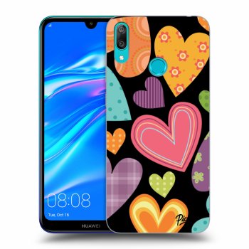 Picasee ULTIMATE CASE Huawei Y7 2019 - készülékre - Colored heart
