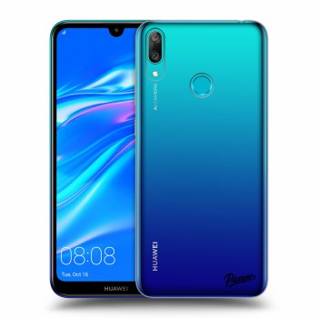 Picasee átlátszó szilikon tok az alábbi mobiltelefonokra Huawei Y7 2019 - Clear