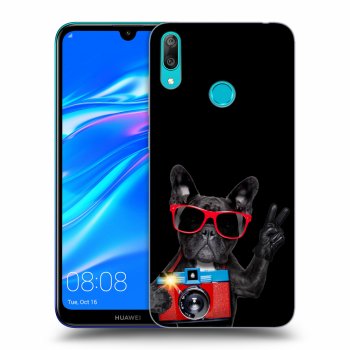 Szilikon tok erre a típusra Huawei Y7 2019 - French Bulldog