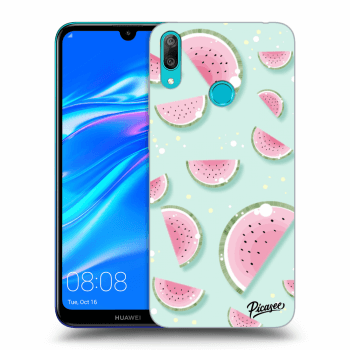 Picasee átlátszó szilikon tok az alábbi mobiltelefonokra Huawei Y7 2019 - Watermelon 2