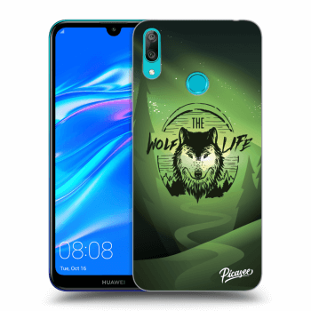 Szilikon tok erre a típusra Huawei Y7 2019 - Wolf life