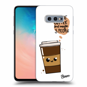 Szilikon tok erre a típusra Samsung Galaxy S10e G970 - Cute coffee