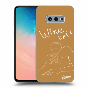 Szilikon tok erre a típusra Samsung Galaxy S10e G970 - Wine not