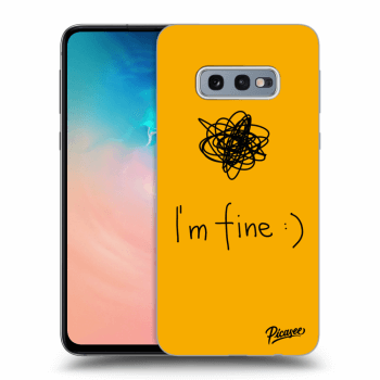 Szilikon tok erre a típusra Samsung Galaxy S10e G970 - I am fine