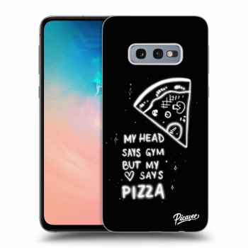 Picasee átlátszó szilikon tok az alábbi mobiltelefonokra Samsung Galaxy S10e G970 - Pizza