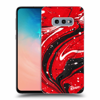 Szilikon tok erre a típusra Samsung Galaxy S10e G970 - Red black