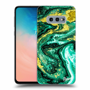 Szilikon tok erre a típusra Samsung Galaxy S10e G970 - Green Gold