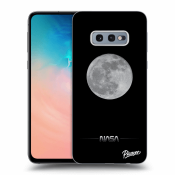 Picasee fekete szilikon tok az alábbi mobiltelefonokra Samsung Galaxy S10e G970 - Moon Minimal