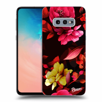 Szilikon tok erre a típusra Samsung Galaxy S10e G970 - Dark Peonny