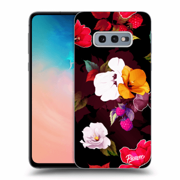 Szilikon tok erre a típusra Samsung Galaxy S10e G970 - Flowers and Berries