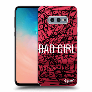 Picasee átlátszó szilikon tok az alábbi mobiltelefonokra Samsung Galaxy S10e G970 - Bad girl