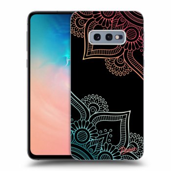 Szilikon tok erre a típusra Samsung Galaxy S10e G970 - Flowers pattern