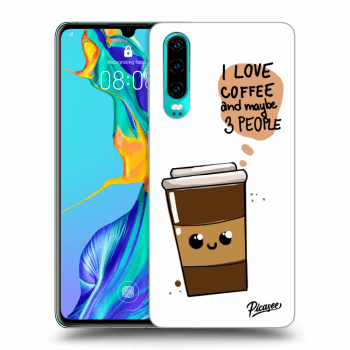 Szilikon tok erre a típusra Huawei P30 - Cute coffee