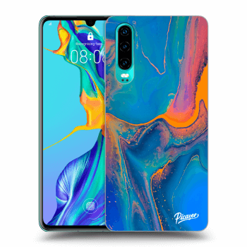 Szilikon tok erre a típusra Huawei P30 - Rainbow