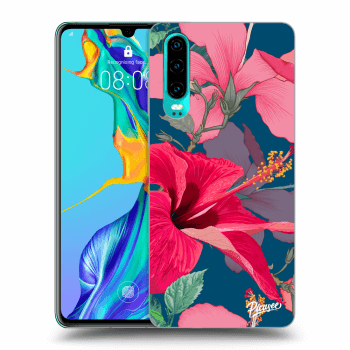 Szilikon tok erre a típusra Huawei P30 - Hibiscus