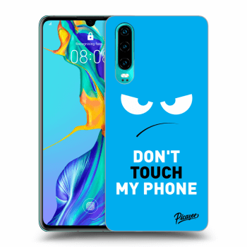 Picasee ULTIMATE CASE Huawei P30 - készülékre - Angry Eyes - Blue