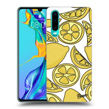 Szilikon tok erre a típusra Huawei P30 - Lemon