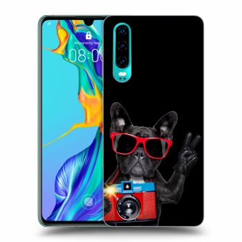 Szilikon tok erre a típusra Huawei P30 - French Bulldog