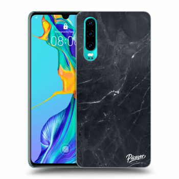 Szilikon tok erre a típusra Huawei P30 - Black marble