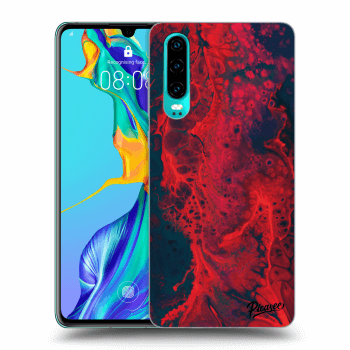 Szilikon tok erre a típusra Huawei P30 - Organic red