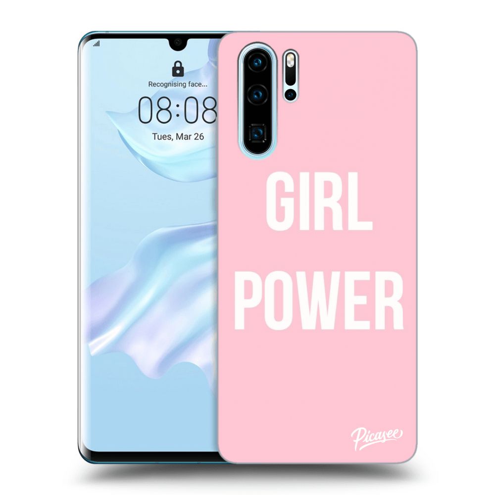 Picasee átlátszó szilikon tok az alábbi mobiltelefonokra Huawei P30 Pro - Girl power