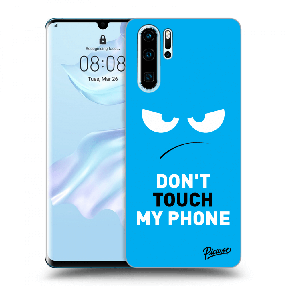 Picasee ULTIMATE CASE Huawei P30 Pro - készülékre - Angry Eyes - Blue