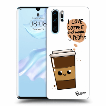 Szilikon tok erre a típusra Huawei P30 Pro - Cute coffee