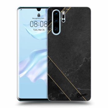 Szilikon tok erre a típusra Huawei P30 Pro - Black tile