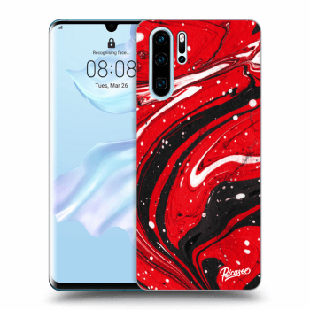 Szilikon tok erre a típusra Huawei P30 Pro - Red black