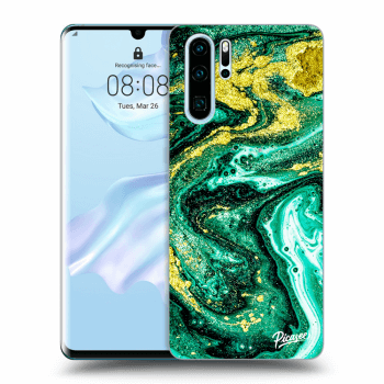 Szilikon tok erre a típusra Huawei P30 Pro - Green Gold