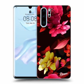 Szilikon tok erre a típusra Huawei P30 Pro - Dark Peonny