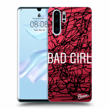 Picasee fekete szilikon tok az alábbi mobiltelefonokra Huawei P30 Pro - Bad girl