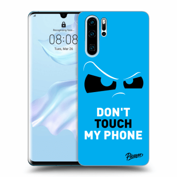 Szilikon tok erre a típusra Huawei P30 Pro - Cloudy Eye - Blue