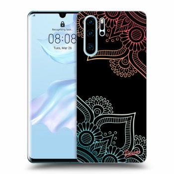 Szilikon tok erre a típusra Huawei P30 Pro - Flowers pattern