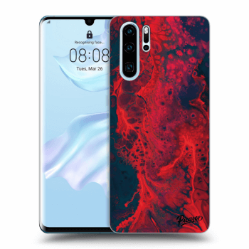 Szilikon tok erre a típusra Huawei P30 Pro - Organic red