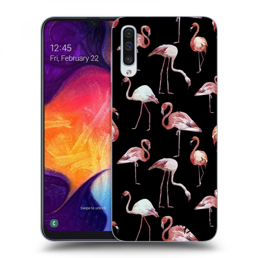 Picasee ULTIMATE CASE Samsung Galaxy A50 A505F - készülékre - Flamingos