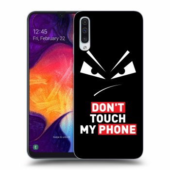 Szilikon tok erre a típusra Samsung Galaxy A50 A505F - Evil Eye - Transparent