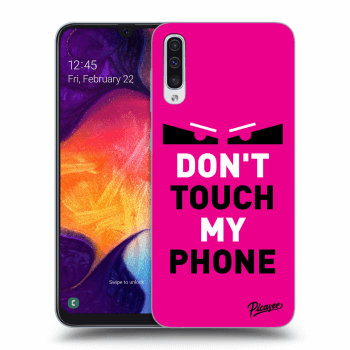 Szilikon tok erre a típusra Samsung Galaxy A50 A505F - Shadow Eye - Pink