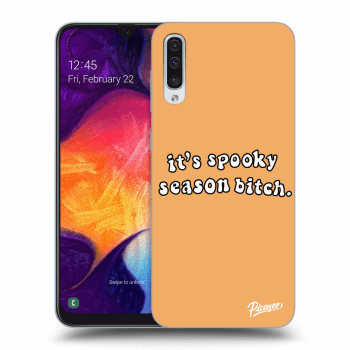 Szilikon tok erre a típusra Samsung Galaxy A50 A505F - Spooky season