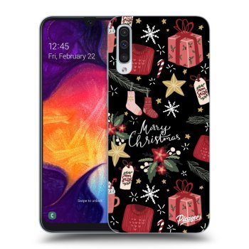 Picasee ULTIMATE CASE Samsung Galaxy A50 A505F - készülékre - Christmas
