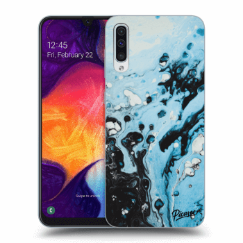 Szilikon tok erre a típusra Samsung Galaxy A50 A505F - Organic blue