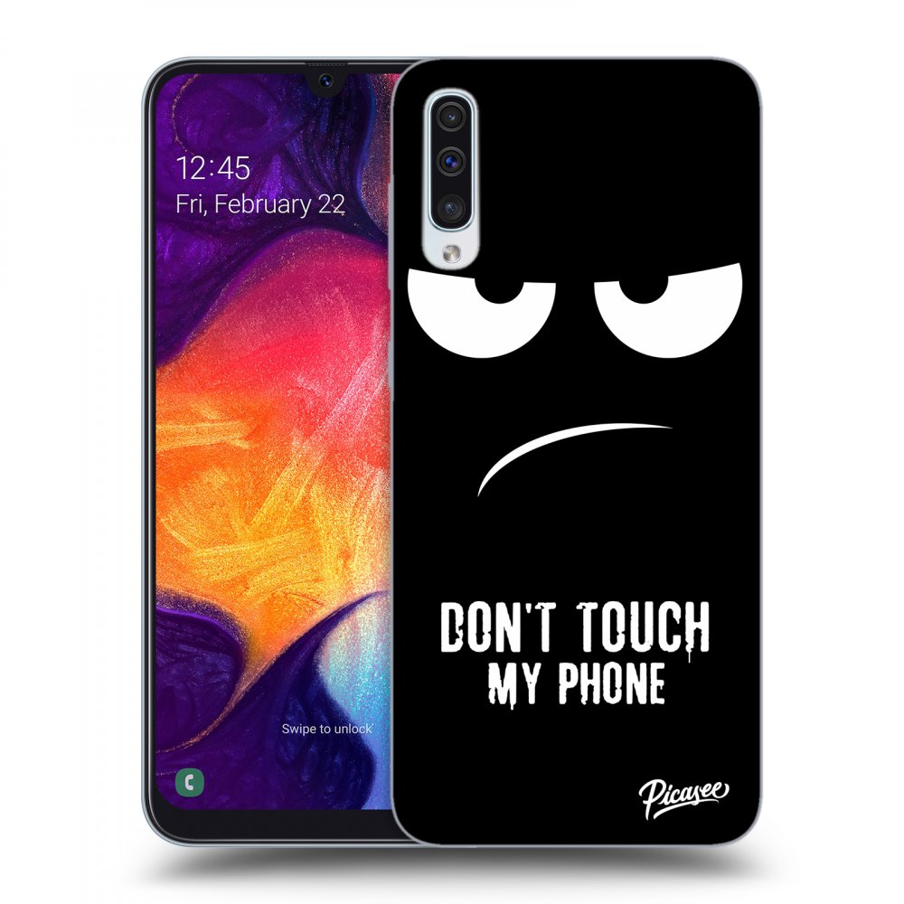 Picasee ULTIMATE CASE Samsung Galaxy A50 A505F - készülékre - Don't Touch My Phone