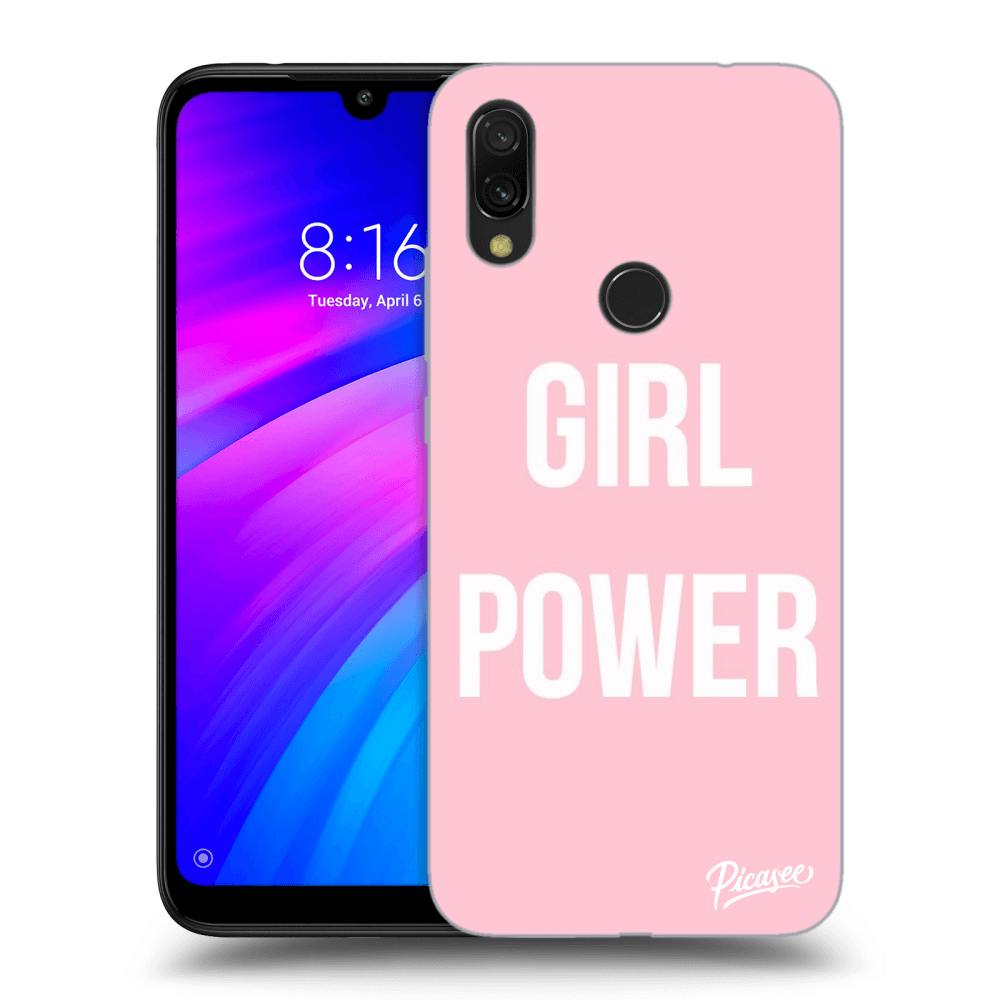Picasee átlátszó szilikon tok az alábbi mobiltelefonokra Xiaomi Redmi 7 - Girl power