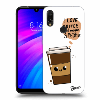 Szilikon tok erre a típusra Xiaomi Redmi 7 - Cute coffee