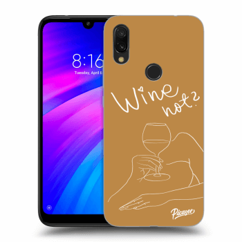 Szilikon tok erre a típusra Xiaomi Redmi 7 - Wine not