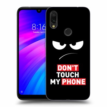 Szilikon tok erre a típusra Xiaomi Redmi 7 - Angry Eyes - Transparent