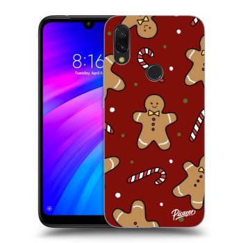 Picasee fekete szilikon tok az alábbi mobiltelefonokra Xiaomi Redmi 7 - Gingerbread 2