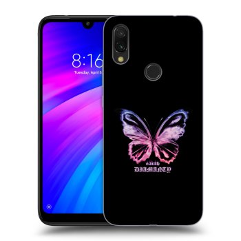 Picasee átlátszó szilikon tok az alábbi mobiltelefonokra Xiaomi Redmi 7 - Diamanty Purple